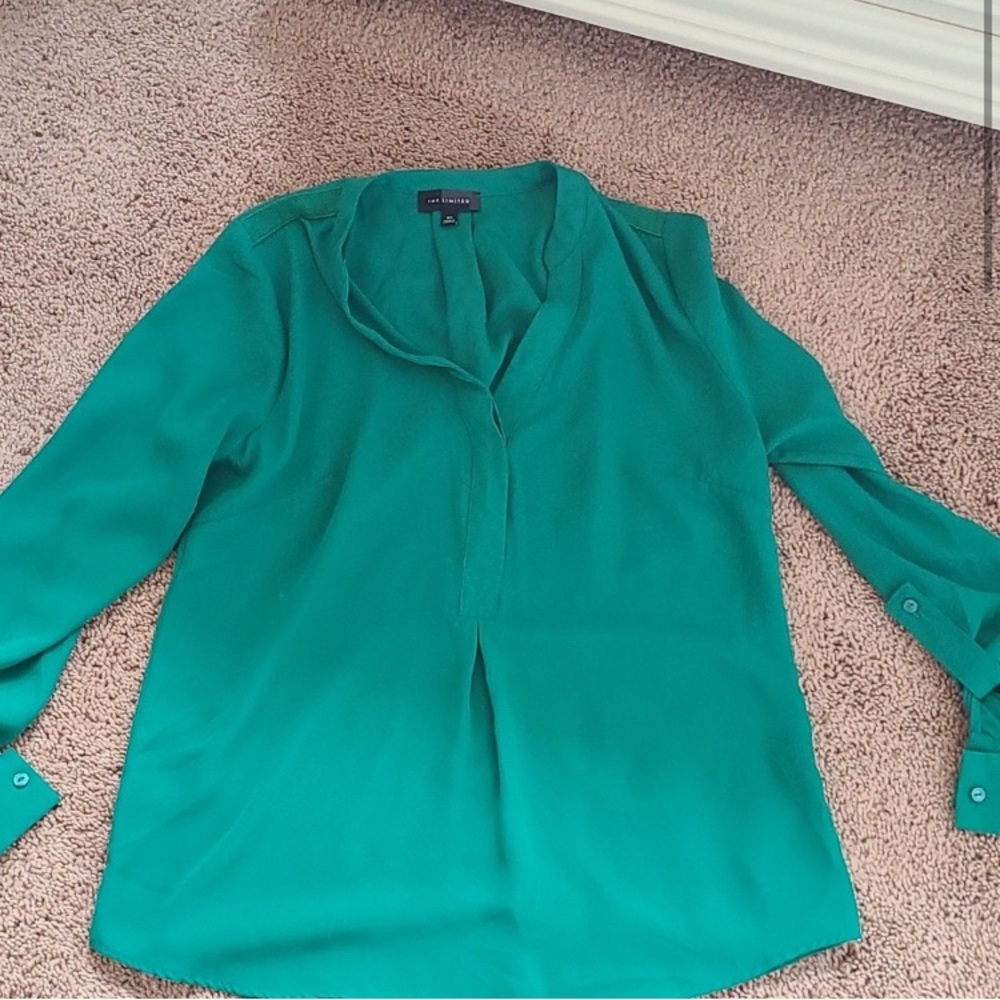 The Limited Blouse Green XS